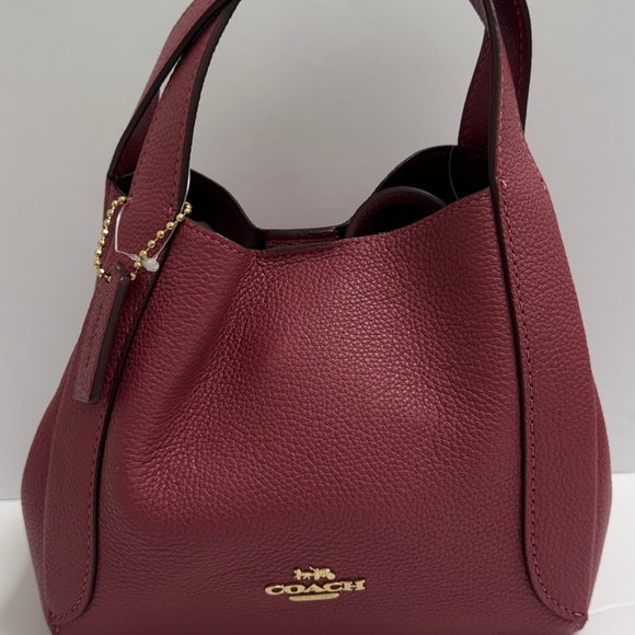 Coach Handbags - Coach Deep Red Leather Shoulder Bag